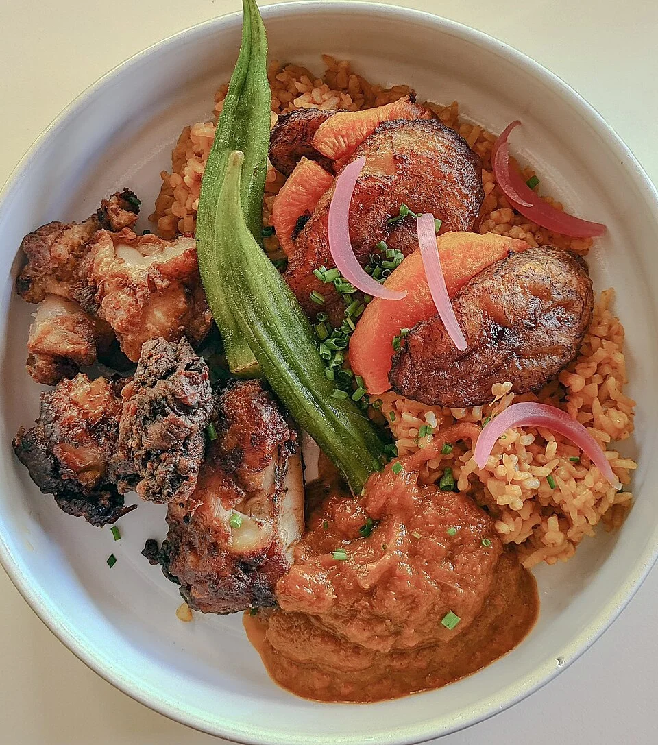 Poulet DG, poulet et bananes plantain